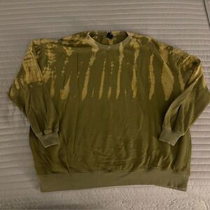 Tie Dye Green sweatshirt by Wild Fable